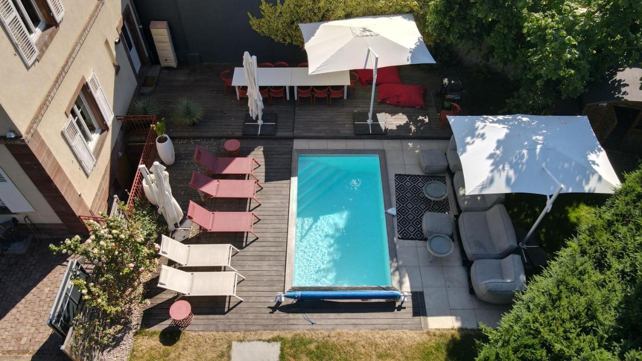 Gite Villa Avril Piscine- Jacuzzi- Sauna - 15 Pers-Proche Europapark Selestat Bagian luar foto